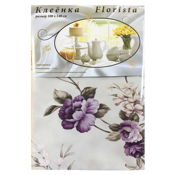 Клеенка Столовая В Упаковке "FLORISTA", арт. 318-05